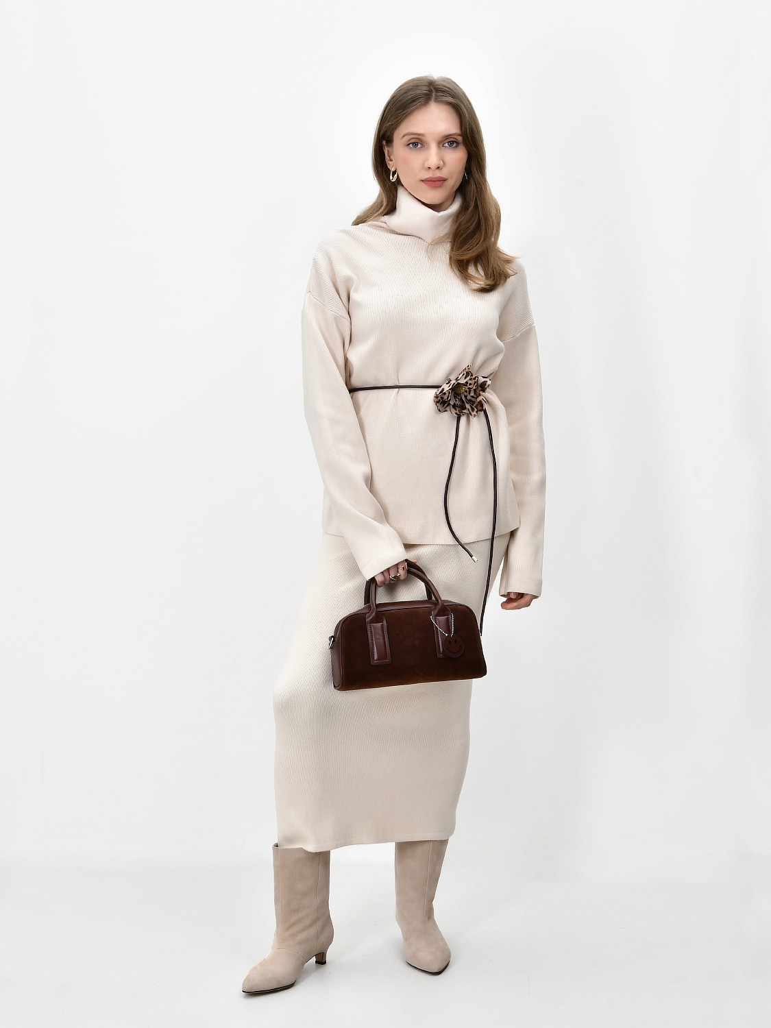 Костюм (02KS свитер+юбка)